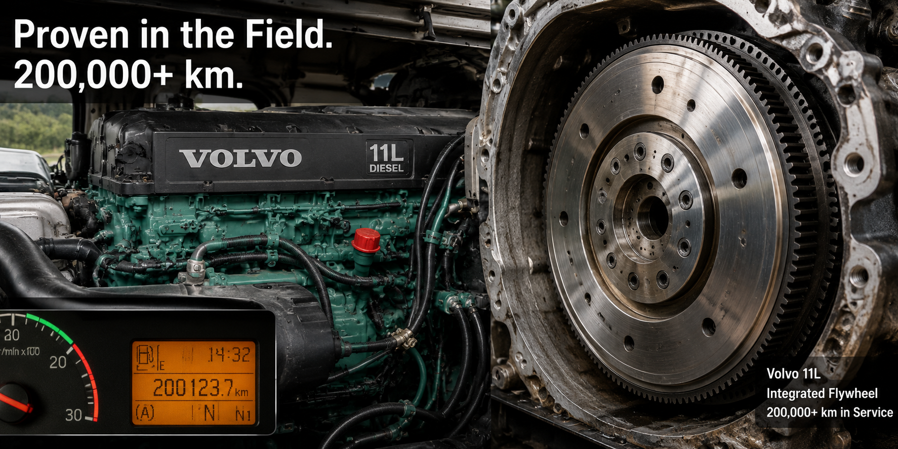 Volvo 11L Flywheel Longevity: 4 Manufacturing Factors Behind 200,000+ km